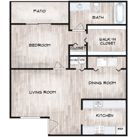 A2 floor plan